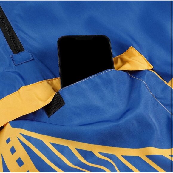 FOCO NBA Men’s Team Logo Warm-up Windbreaker Jacket Golden State Warriors L - Picture 4 of 6